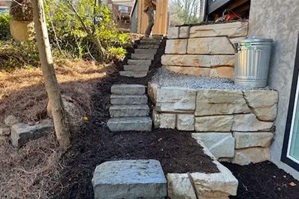stone stairs
