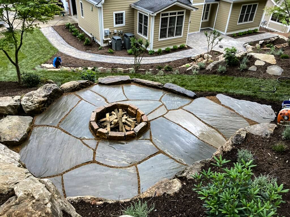Backyard Fire Pit Design and Build
